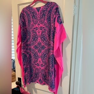 Lilly Pulitzer scarf dress, size L/XL,  pink and blue